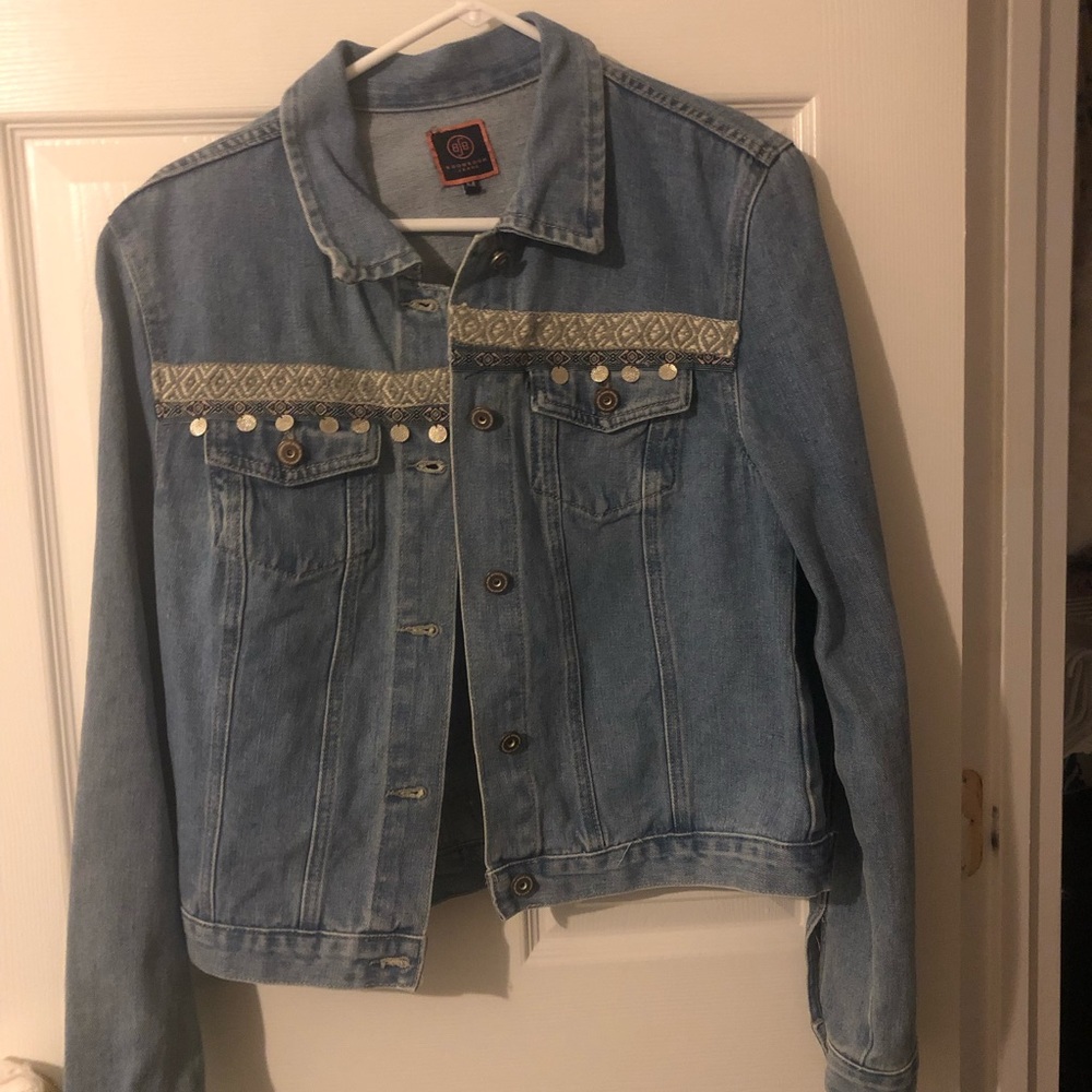 🌟Like New🌟Decorated Jean Jacket